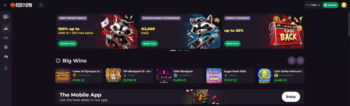 casino RockySpin