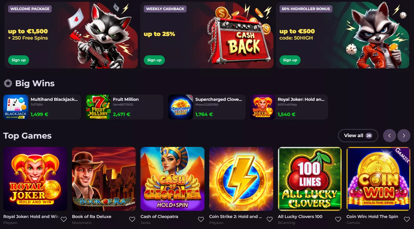 ΠΑΡΕ ΜΠΟΝΟΥΣ - RockySpin bonus - Rocky Spin | 2