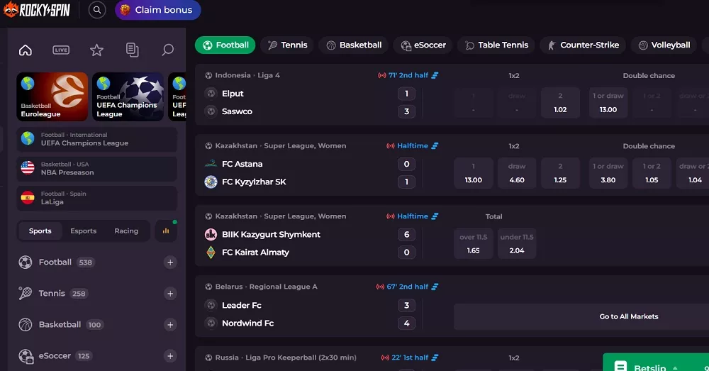 ZÍSKEJ BONUS - RockySpin bonusy - Rocky Spin | 2